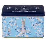 New English Teas Peter Rabbit Daisies Tea Tin with 40 English Breakfast Teabags