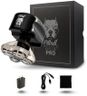 Skull Shaver Pitbull Gold PRO - Men's Grooming Kit - Cordless, Rechargeable 4D Electric Razor for Head, Beard & Body - Wet/Dry Use, Travel-Friendly with USB Adapter & Charging Cable