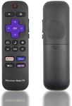 Original OEM Remote Control Compatible with All Hisense Roku TV includes Volume Control Buttons & Netflix Disney+ Apple TV and HBO Shortcuts (3226001217)