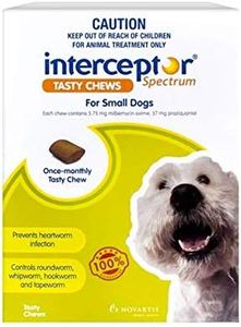 Elanco Interceptor Spectrum Monthly Worming Tasty 3 Chews for Small Dog
