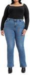 Levi's Women's Plus Size 725™ High Rise Bootcut Jeans, Absence Of Light Plus, 18 M