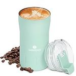 Santeco Coffee Cups with Lids 12oz,