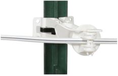 Gallagher G694134 20-Pack Universal Offset Electric Fence Insulator, 5-Inch, White