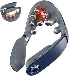 SKG G7PRO-FOLD Foldable Neck Massager with Heat, Wireless Deep Tissue Vibration Massager Pain Relief, Portable Electric 9D Neck Relaxation Device for Men and Women Gift