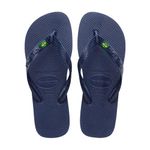 Havaianas Top Brasil Unisex Adults FlipFlop Navy Blue 8.5/9 UK