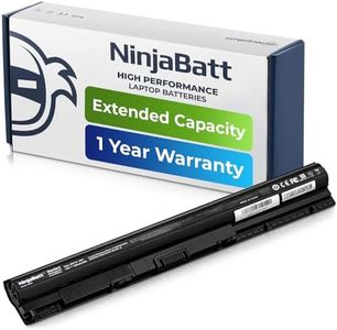 NinjaBatt Battery M5Y1K for Dell Inspiron 14 15 17 5000 3000 Series 5558 5555 5755 5559 3558 3451 3551 5758 5758 5551 5755 5458 WKRJ2 HD4J0 GXVJ3 07G07 6YFVW K185W - High Performance
