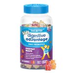 Digestive Advantage Daily Probiotics for Kids Supplement, Gummies, 80 Count