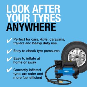 RING Heavy Duty Digital Tyre Inflator – Portable Air Compressor