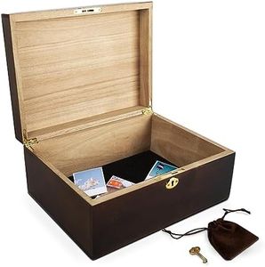 ArtEight Acacia Wood Keepsake Box