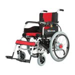 EVOX Electric Wheel Chair With 10AH Battery, 10-12 km per Charge, Lithium Battery, AirLine Approved, Specially-abled & Old Age WC-101, 1 years Warranty on Battery