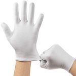 Cotton Gloves, 10pairs(20 Pcs) Whit