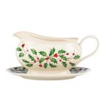 Lenox 843318 Holiday Gravy Boat & Stand