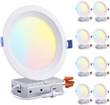 TORCHSTAR 8-Pack 5CCT 6 Inch Slim L