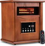 Nordic Hygge Electric Infrared Space Heater, Quartz Heater for Indoor Use, Tip-Over & Overheat Protection with Remote Control, 3 Heat Settings, 12H Timer, 1500W for Large Room Basement Heating