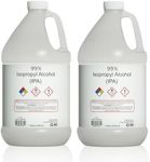 Isopropyl Alcohol 99% Gallon by High Impact Isopropyl Alcohol | Made in The USA | Pack of 2