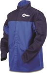 Miller Electric Welding Jacket,Royal/NVY,Ctn INDURA,L,Blue
