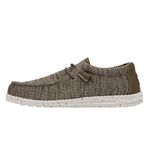 Hey Dude Men's Wally-Sox Brown Size 9 | Men's Shoes | Men Slip-on Loafers | Comfortable & Light-Weight
