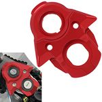 JFG RACING Surron Ignition Key Switch Cover,CNC Key Set Ignition Lock Cylinder Cover Switch Key Ring Cover Trim for Sur Ron X/Sur Ron S/Sur Ron LBX/X260/X160-Red