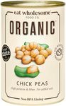 Eat Wholesome Organic Chick Peas 400g (Pack of 12)