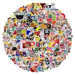 Wimarn Stickers Packs, 300PCS Street Fashion Cool Laptop Stickers, Vinyl Waterproof Stickers for Computer, Bumper,Skateboard,Water Bottles,Phone, Cartoon Anime Stickers for Kids Teens Adult