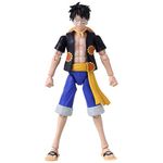 BANDAI Anime Heroes One Piece Figures Monkey D. Luffy (Dressrosa Version) Action Figure - 17cm Articulated Luffy Anime Figure With Extra Accessories One Piece Action Figures Pirate Toys Range