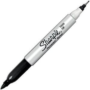 Sharpie Pennarello a punta doppia 2 in 1 ultra fine/fine - nero