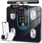 arboleaf Smart Scale for Body Weight, Dual-Frequency 8-Electrode BIA