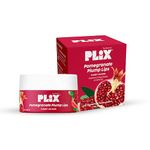 PLIX - THE PLANT FIX Pomegranate Plump Lips Puddin’ Mask for Dry Lips | with Chiuri Butter+ Vitamin C | Lightens Dark Lips| Lip Mask for Soft, Smooth, Plump Lips | 15g