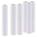 ZEONHAK 6 PCS 30cm x 15m White Drawing Paper Roll, Painting Sketching Paper Roll, Art Easel Craft Paper Rolls for Crafts