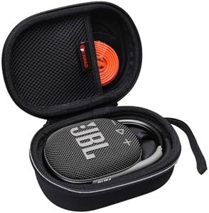 XANAD Hard Case for JBL Clip 4 or Clip 5 Portable Bluetooth Speaker - Storage Protective Travel Carrying Bag-Black