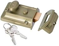 Yale Locks P77 Traditional Nightlatch ENB/PB Cylinder 60 mm Backset Visi Pack