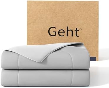 Gehtmnl Cooling Blanket for Hot Sleepers & Night Sweats – Cooling Comforter, Breathable Lightweight Double-Sided Summer Bedding, Breathable Soft All Season (Glacier Grey, King(106"x90"))