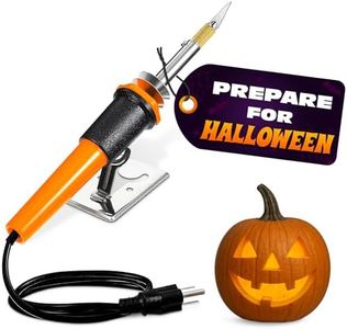 Electric Hot Knife Cutting Tool for Plastic – Wood Burning Kit | Quick Heating Versatile DIY Tool | Durable Design for Foam, Plastic, Deco Mesh and Wood | Includes Multiple Tips for Crafting Projects