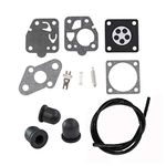 HURI Carburetor Repair Kit Primer Bulb For Kawasaki TD24 TD25 TD33 TD40 TD48 TG20 TG24 TG25 TG33 Trimmer Strimmer Carb Kit Rebuild Kit Fuel Hose Line