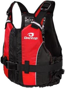 Owntop Chaleco de Ayuda a la Flotabilidad para Adultos, Chaleco de Flotación de Espuma con Bolsillo, Chaleco de Natación para Paddleboarding, Kayak, Sup, Pesca