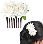 Rose Flower Hair Side Combs Accesso