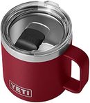 YETI Rambler 14 oz Mug, Vacuum Insulated, Stainless Steel with MagSlider Lid, Harvest Red