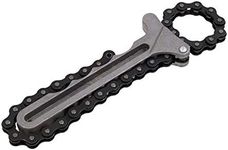 Neilsen CT2385 Oil Filter Wrench - 8.5in/215mm Length with Steel Chain and Durable Aluminum Handle for Filters up to 120mm