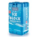 Galvog® Ice Packs/Freezer Blocks 200mlx3 for Cool Boxes/Lunch Bags - Reusable Slim with Advance Cooling Technology Stays Cool for Longer Hours - for Picnic Camping Beach Trip