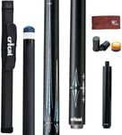 CRICAL Carbon Fiber Pool Cue 12.5mm Tip 58-inch Professional Pool Sticks for Adults Full Carbon Technology Low Deflection Billiards cue Pool Cue Set (Easy to Control, Pro Taper, Ultra-Smooth)
