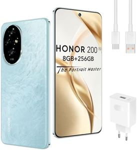 HONOR 200 Smartphone 5G 8Go 256Go, 66W Supercharge, 120Hz 6.7" AMOLED, Triple Appareil Photo 50 MP, Snapdragon 7 Gen 3, 5200mAh Batterie, Android 14, Dual Sim, NFC, (sans Chargeur) Vert