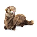 Folkmanis Puppets Ferret Hand Puppet, Brown