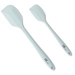 The Better Home Silicon Spatula Set for Non Stick Pans | Heat Resistant, Durable, Flexible Cookware Set | BPA Free & Odourless Non Stick Utensil Set for Cooking (Green) (Pack of 2)