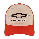 Concept One Chevrolet Truck Hat, Logo Mesh Adjustable Snapback Baseball Cap with Curved Brim, Multi, One Size, Multi, One Size