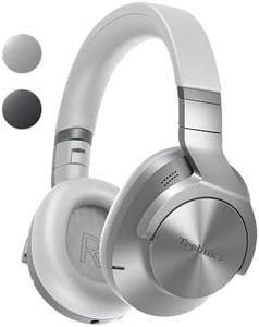 Technics Premium Noise Cancelling, Multi-Point Wireless Bluetooth Headphones with Up to 50 Hours Play Back and Mic, Silver (EAH-A800E-S)