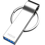 USB Stick 982 GB, Tecpc USB 3.0 Ultra Speed Flash Drive Mini USB Memory Sticks External Data Thumb Drive for Storage and Backup, Memory Stick for PC/Tablet/Computer, Silver, with Keyring