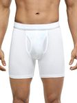 Jockey HG17 Men's Tencel Micro Modal Elastane Stretch Solid Boxer Brief with Natural Stay Fresh Properties_White_L