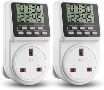 ORIDGET 24-Hour Digital Timer Plug – Programmable Socket Switch