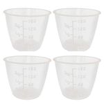 BESTonZON 10pcs Plastic Measuring Cup Rice Cup Cooker Replacement Cup for Dry & Liquid Ingredients Measuring Rice (160 ML)