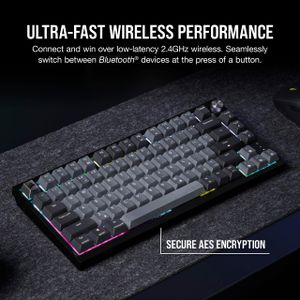 Corsair K65 Plus Wireless Mechanical Keyboard – Compact RGB Gaming